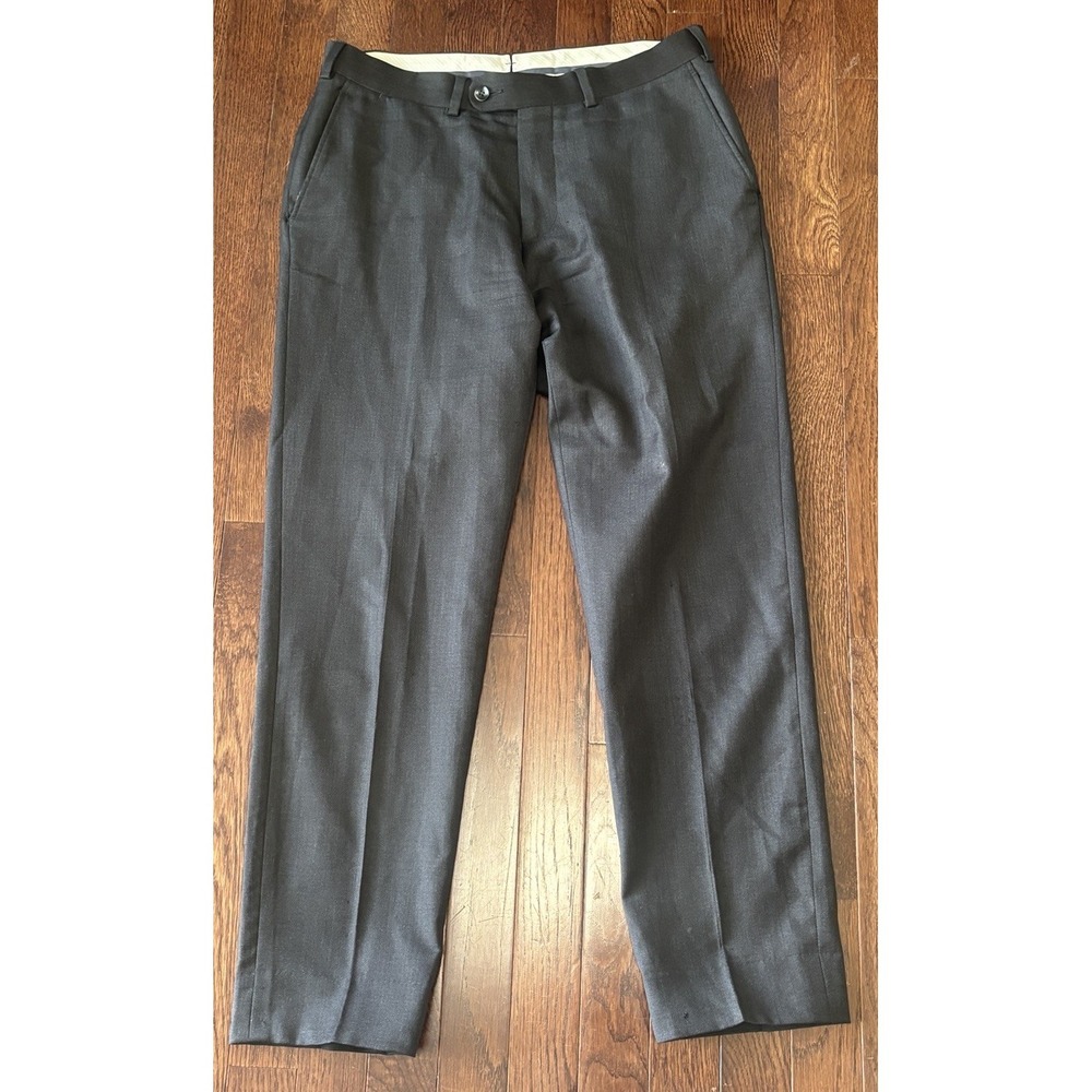 Suitsupply Gray Wool Brescia Dress Pants 30x28
